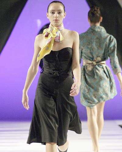 Fationa Dibra at Tirana Fashion Week