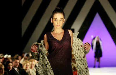 Fationa Dibra at Tirana Fashion Week