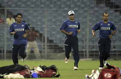 Team India in Kolkata