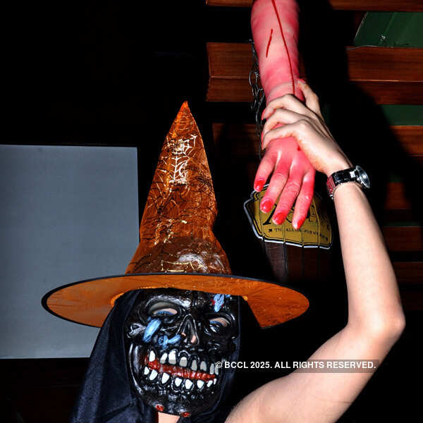 Party peeps celebrate Halloween