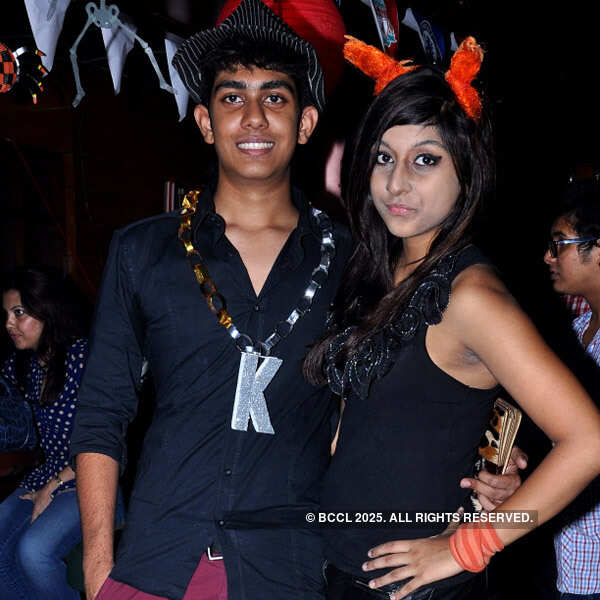 Party peeps celebrate Halloween