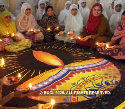 Students celebrate Diwali