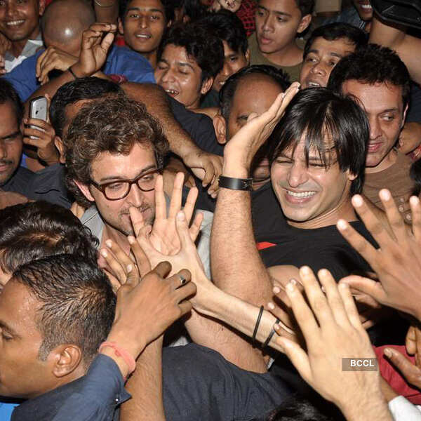 Krrish 3 promotion @ multiplexes