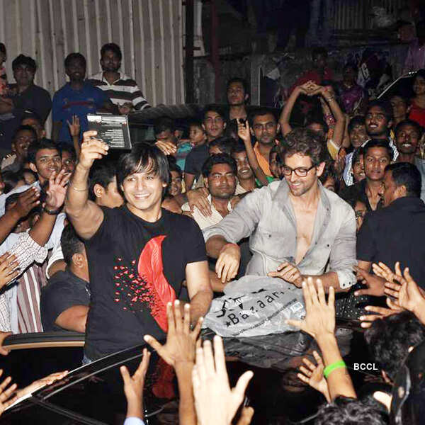 Krrish 3 promotion @ multiplexes