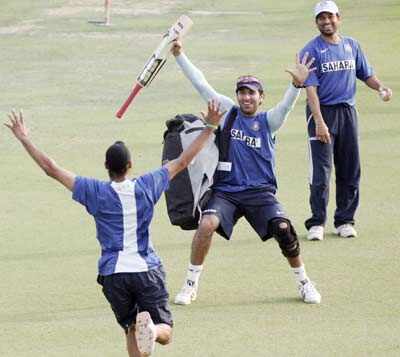 India-Pak training session