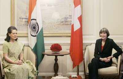 President of Swiss Confederation in India
