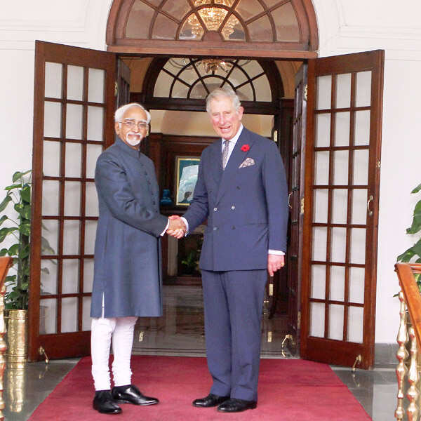 Prince Charles in India