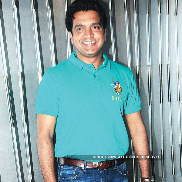 Party-lovers at a dance party