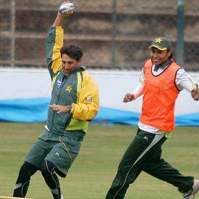 Practice session at Chinnaswamy