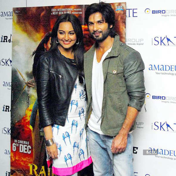 Shahid, Sonakshi promote R... Rajkumar