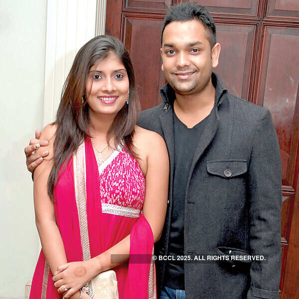 Purva, Kunal Nichal's cocktail ceremony