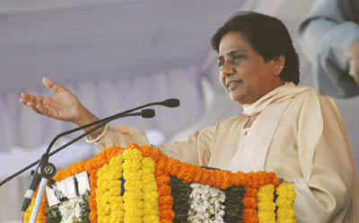 Mayawati in Public Meeting