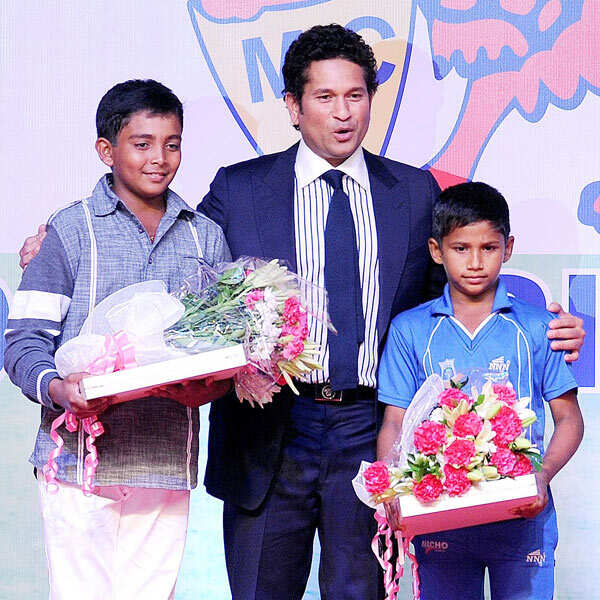 Sachin Tendulkar at an award function