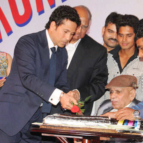 Sachin Tendulkar at an award function