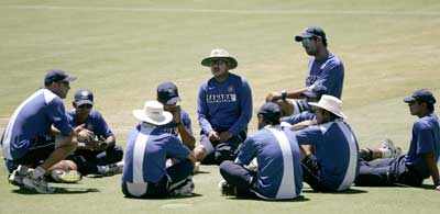 Team India in Perth