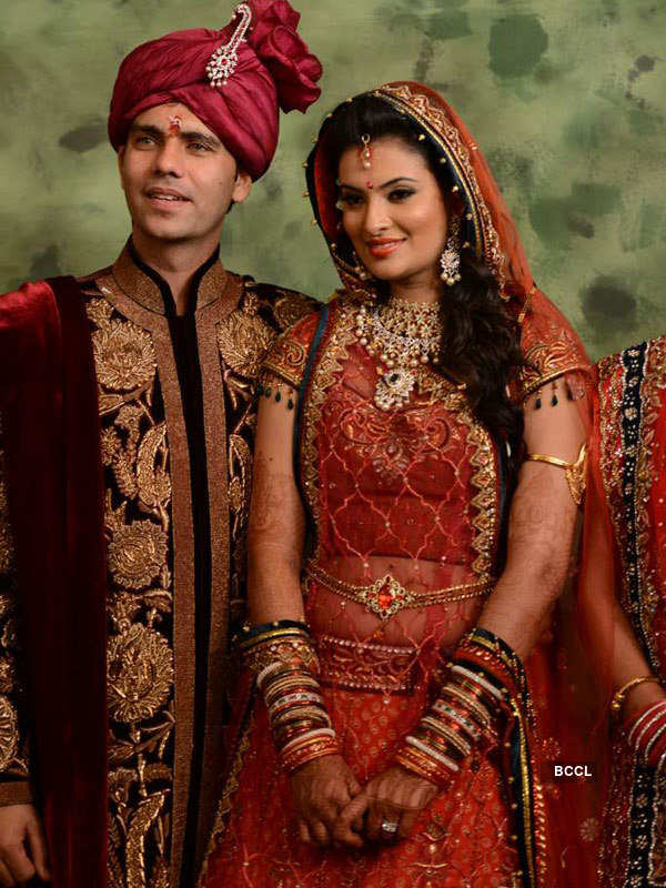 Sayali Bhagat snapped during her wedding with a Delhi based illustrious ...