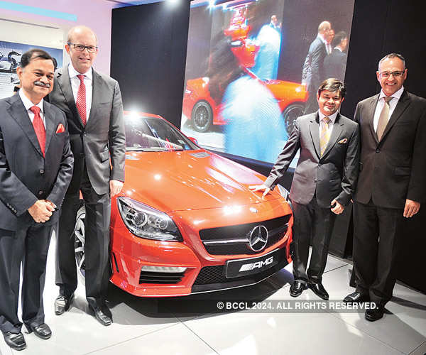 Ameesha @ Mercedes-Benz showroom inauguration
