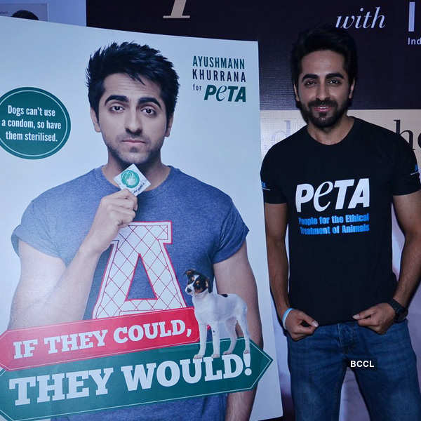 Ayushmann launches PETA ad