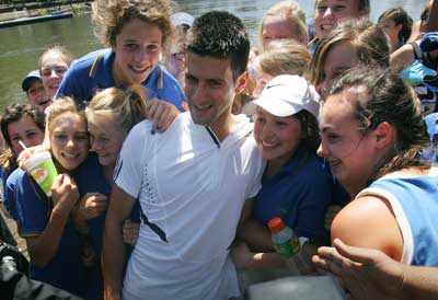 Novak new tennis king