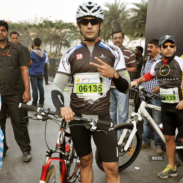 Celebs at Green Cyclothon