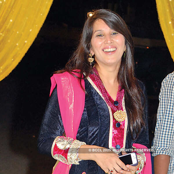 Nidhi Kurda's pre-reception ceremony