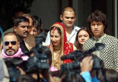 Sanjay weds Manyata