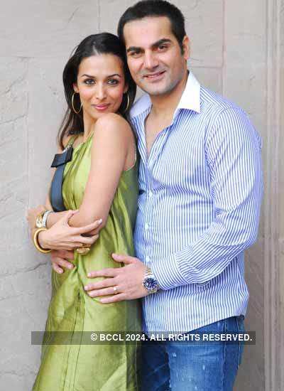 Arbaz & Malaika at car launch