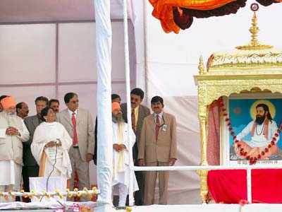 Mayawati at Varanasi