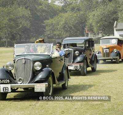 Vintage car rally