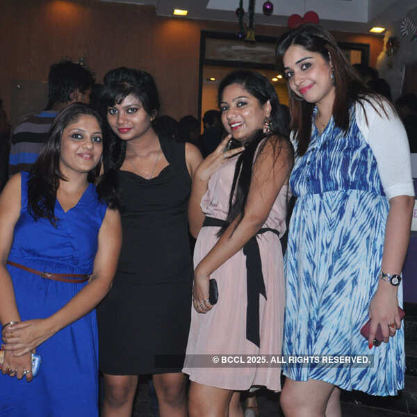 Revellers party at Shimmers