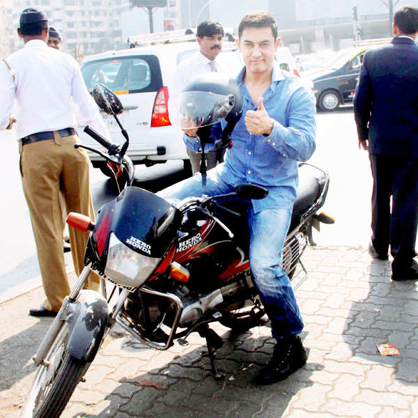 Aamir @ Road Safety campaign