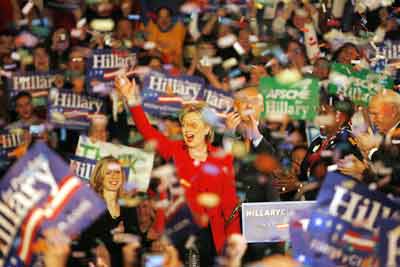 Hillary Clinton: Back in race