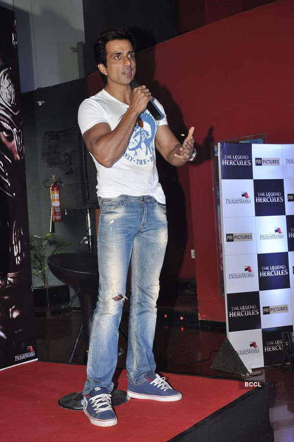 Sonu promotes The Legend of Hercules