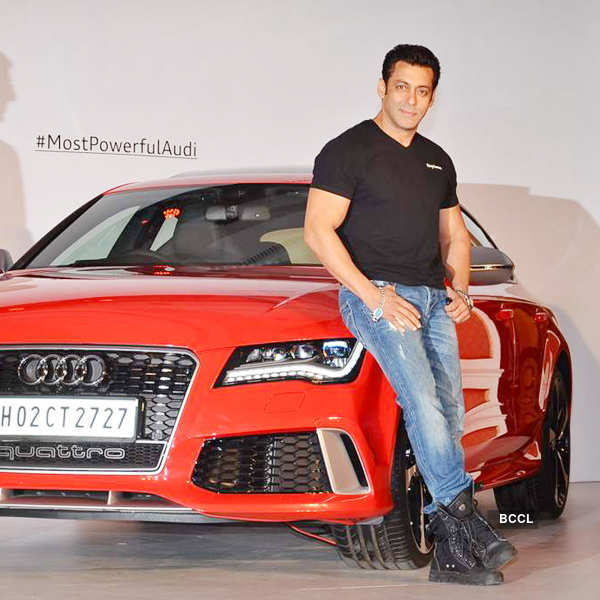 Salman launches Audi Sportsback