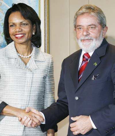 U.S. Secretary Rice in Brazil