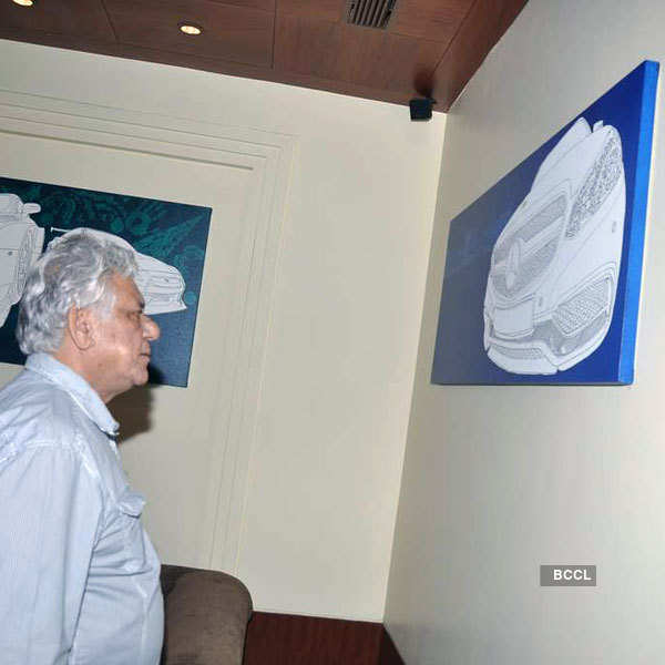 Prateek Sharma's art exhibition