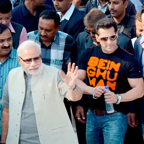 Salman flies kite with Modi