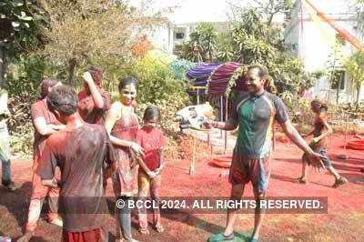 Vineet Jain's Holi Party 2008 -1