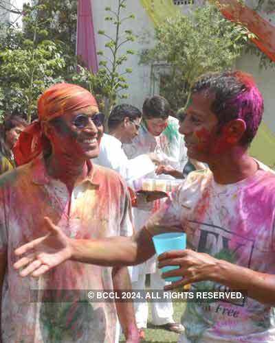Vineet Jain's Holi Party 2008 -4