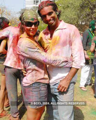 Vineet Jain's Holi Party 2008 -4