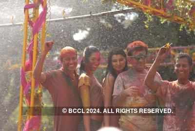 Vineet Jain's Holi Party 2008 -5