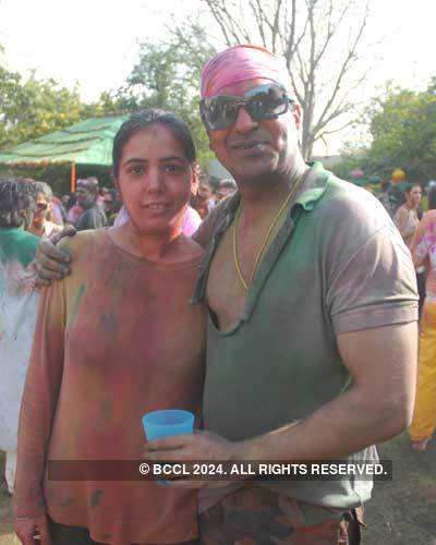 Vineet Jain's Holi Party 2008 -5