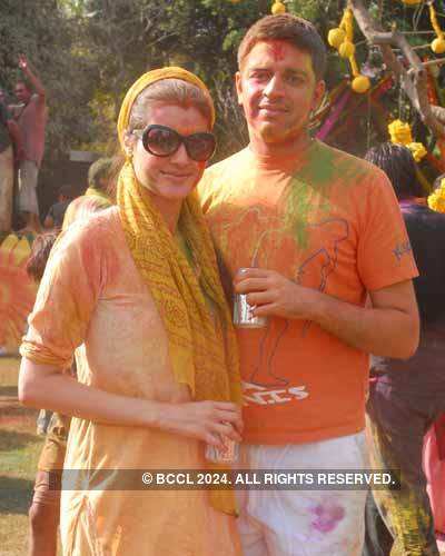 Vineet Jain's Holi Party 2008 -13