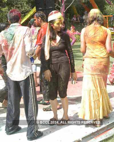 Vineet Jain's Holi Party 2008 -15