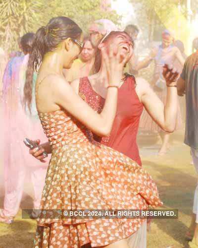 Vineet Jain's Holi Party 2008 -16