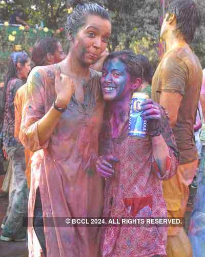 Vineet Jain's Holi Party 2008 -16