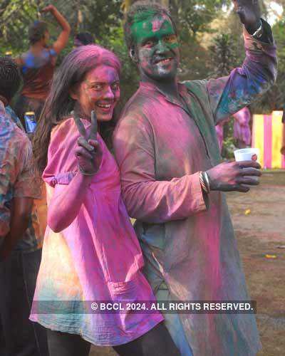 Vineet Jain's Holi Party 2008 -16