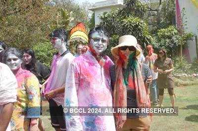 Vineet Jain's Holi Party 2008 -20