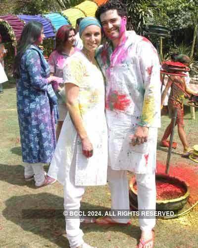 Vineet Jain's Holi Party 2008 -20