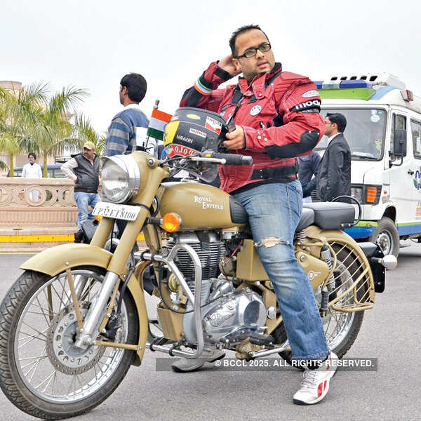 Bike rally on Republic Day
